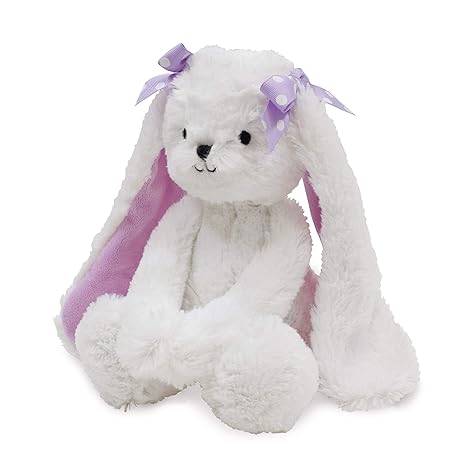 Wood Plush Bunny Sasha, Lavender